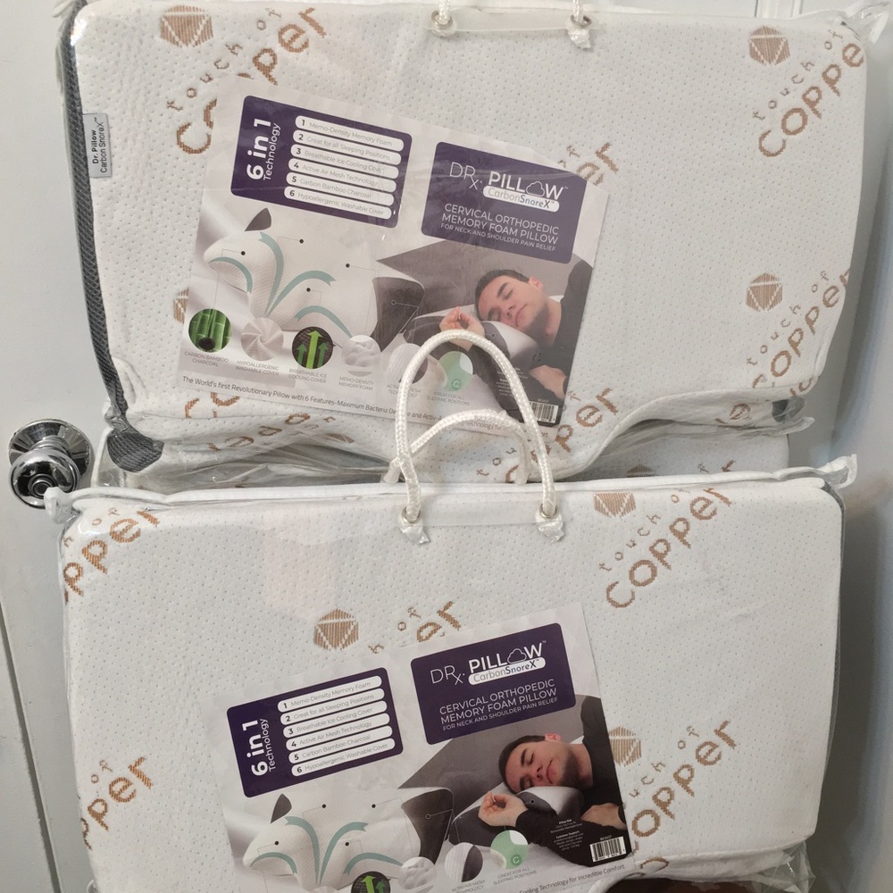 Dr. Pillow Carbon SnoreX Pillow. Cervical Orthopaedic memory foam pillow - Picture 7 of 12